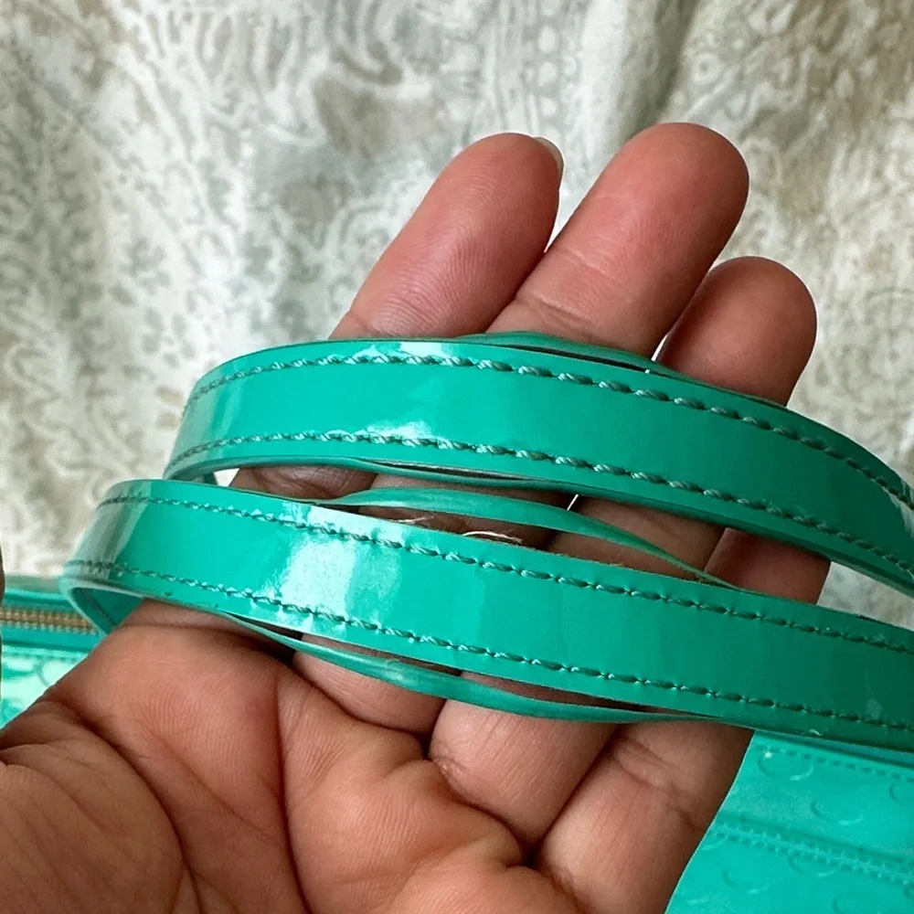 Kate Spade Turquoise Glossy Tote - Picture 3 of 13